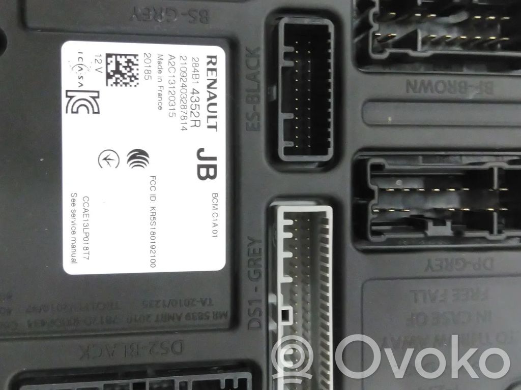Renault Zoe Модуль управления BSM 