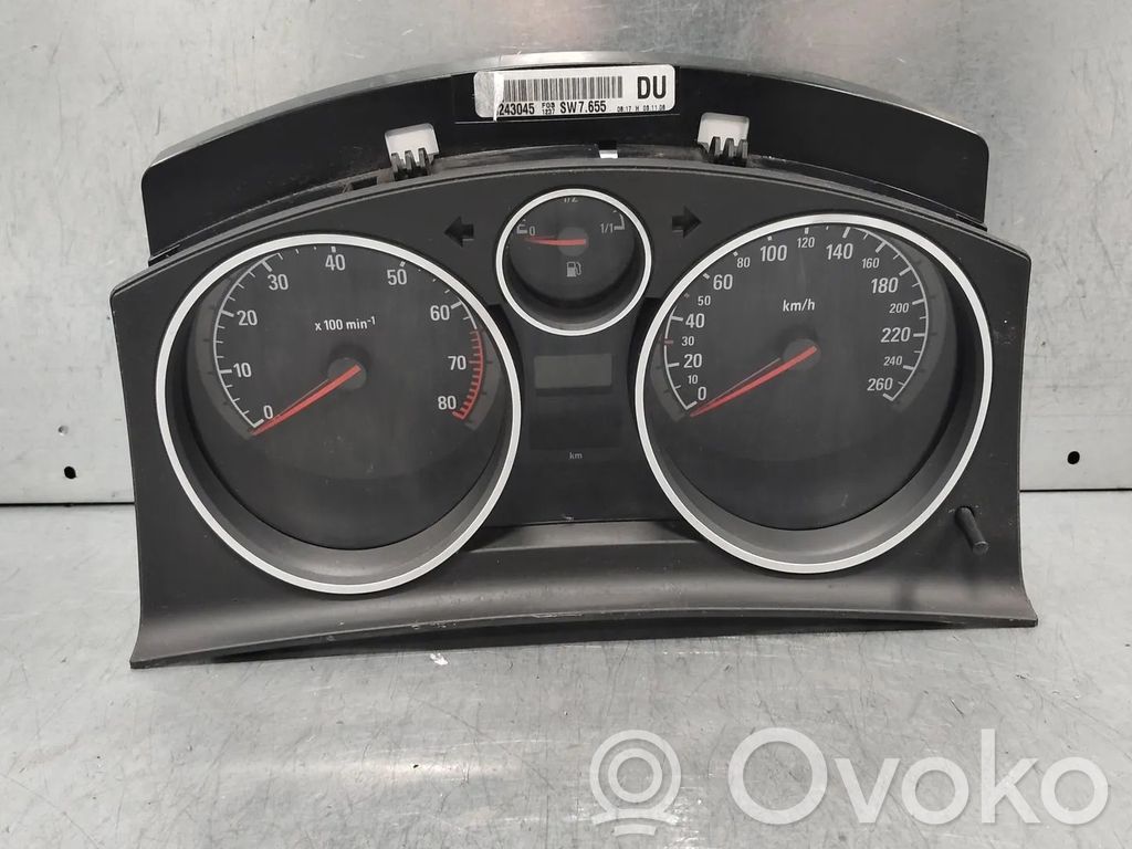 Opel Astra H Tachimetro (quadro strumenti) 