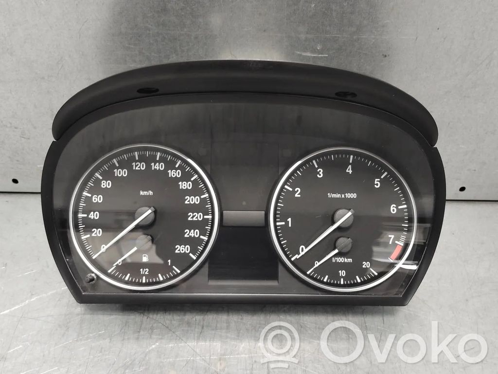 BMW 3 E90 E91 Speedometer (instrument cluster) 