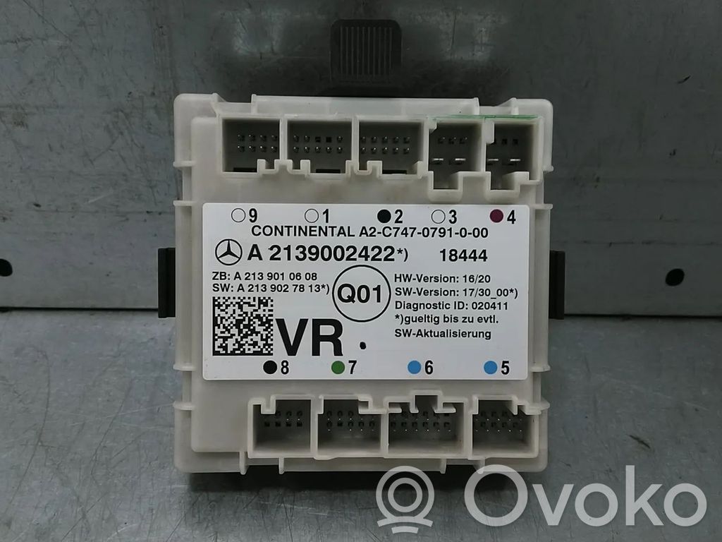 Unidad de control/módulo de la puerta   A2139002422