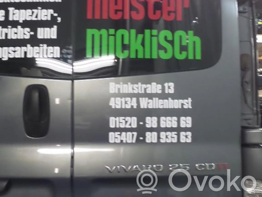 Opel Vivaro Back/rear loading door 