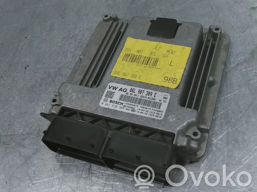 Engine control unit/module   06L907309E,0261S18388