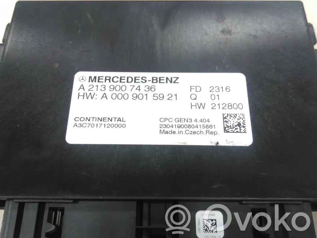 Mercedes-Benz A W177 Autres unités de commande / modules 