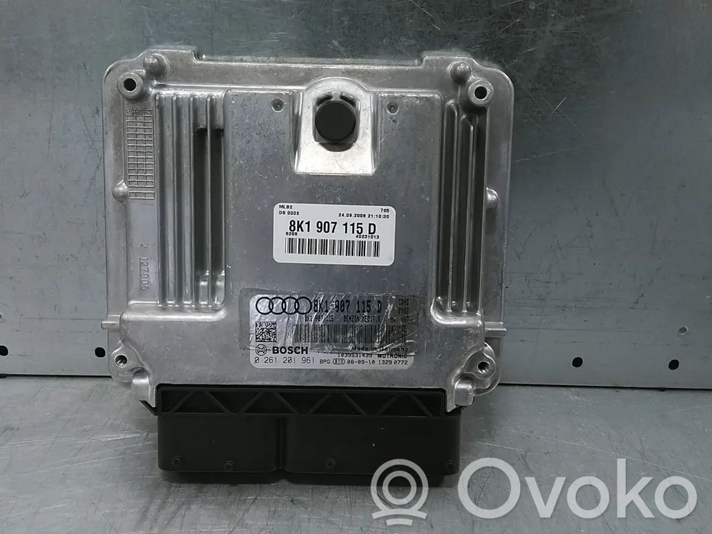 Engine control unit/module   8K1907115D,0261201961,CDHB