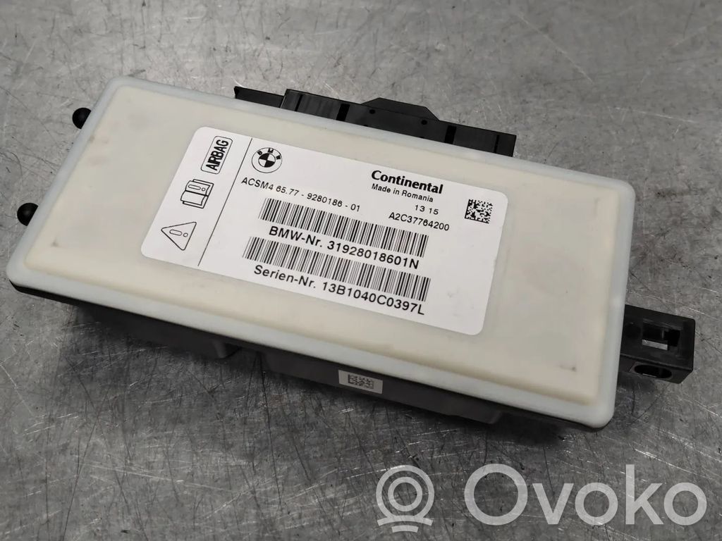 BMW 5 GT F07 Unitate/modul de comandă airbaguri 