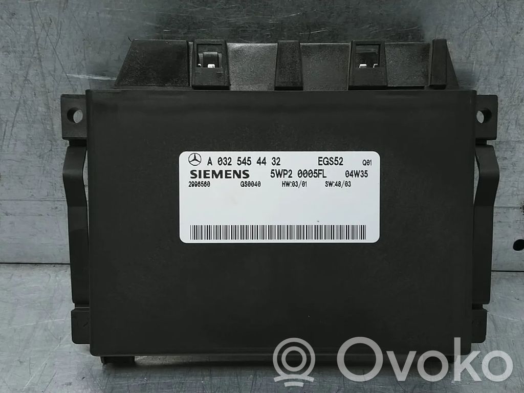 Mercedes-Benz ML W163 Unidad de control/módulo de la caja de cambios 