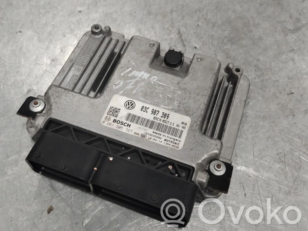 Engine control unit/module   03C907309,0261S05727,03C906016AG,CAXA