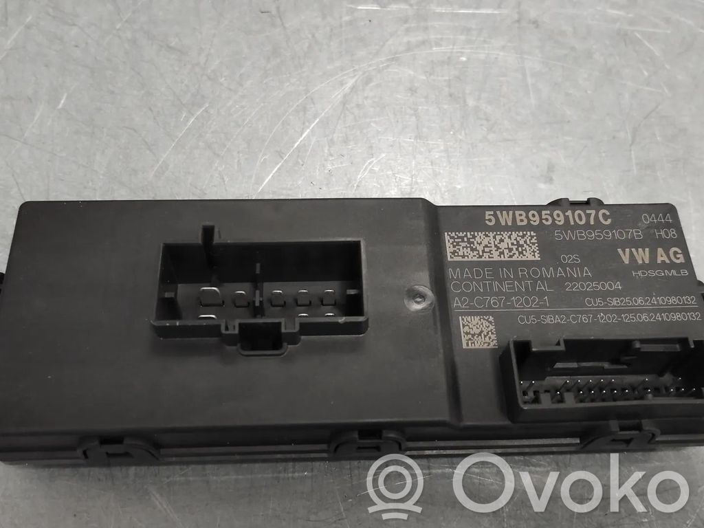 Tailgate/trunk control unit/module   5WB959107C