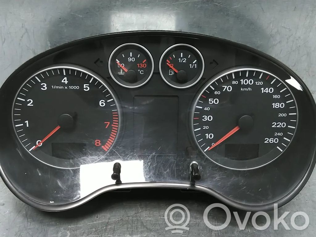 Audi A3 S3 8P Tachimetro (quadro strumenti) 