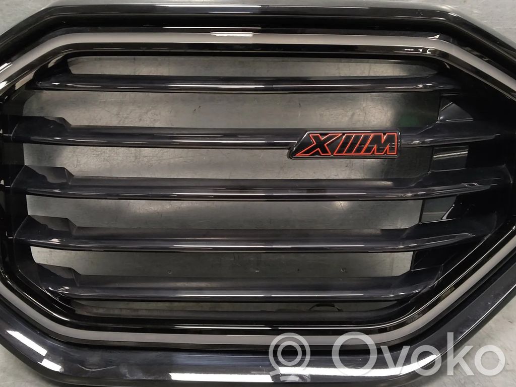 BMW XM Grille calandre supérieure de pare-chocs avant 