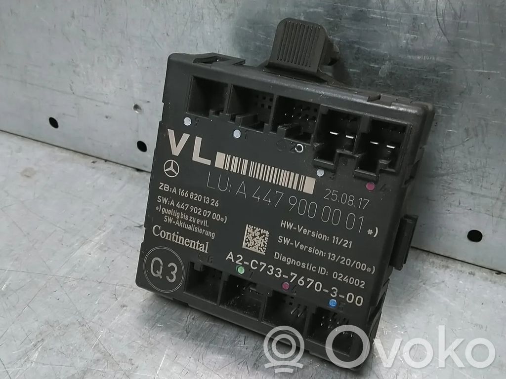 Mercedes-Benz V Class W447 Unité de commande module de porte 