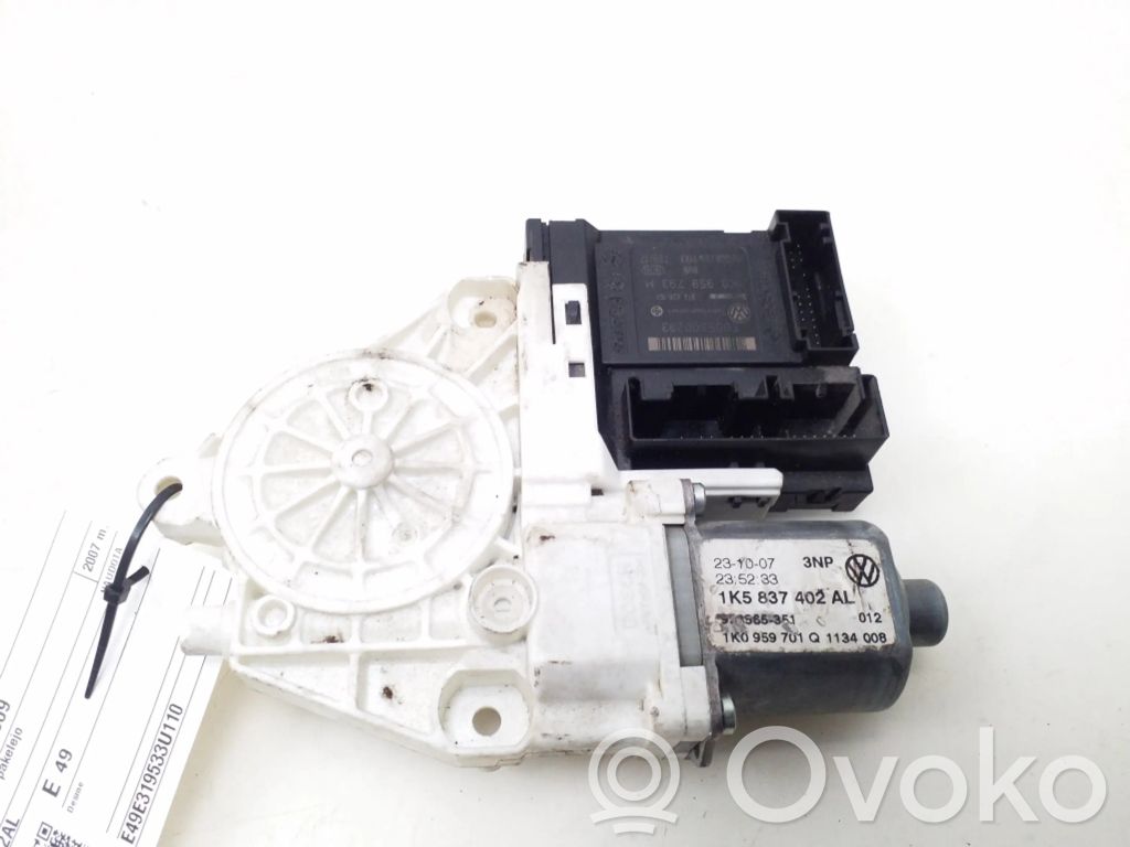 Volkswagen Golf V Silnik regulatora szyby drzwi przednich 