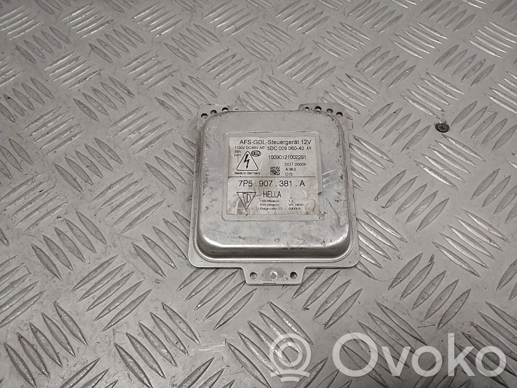 Porsche Cayenne (92A) Unidad de control/módulo de los faros xenón 
