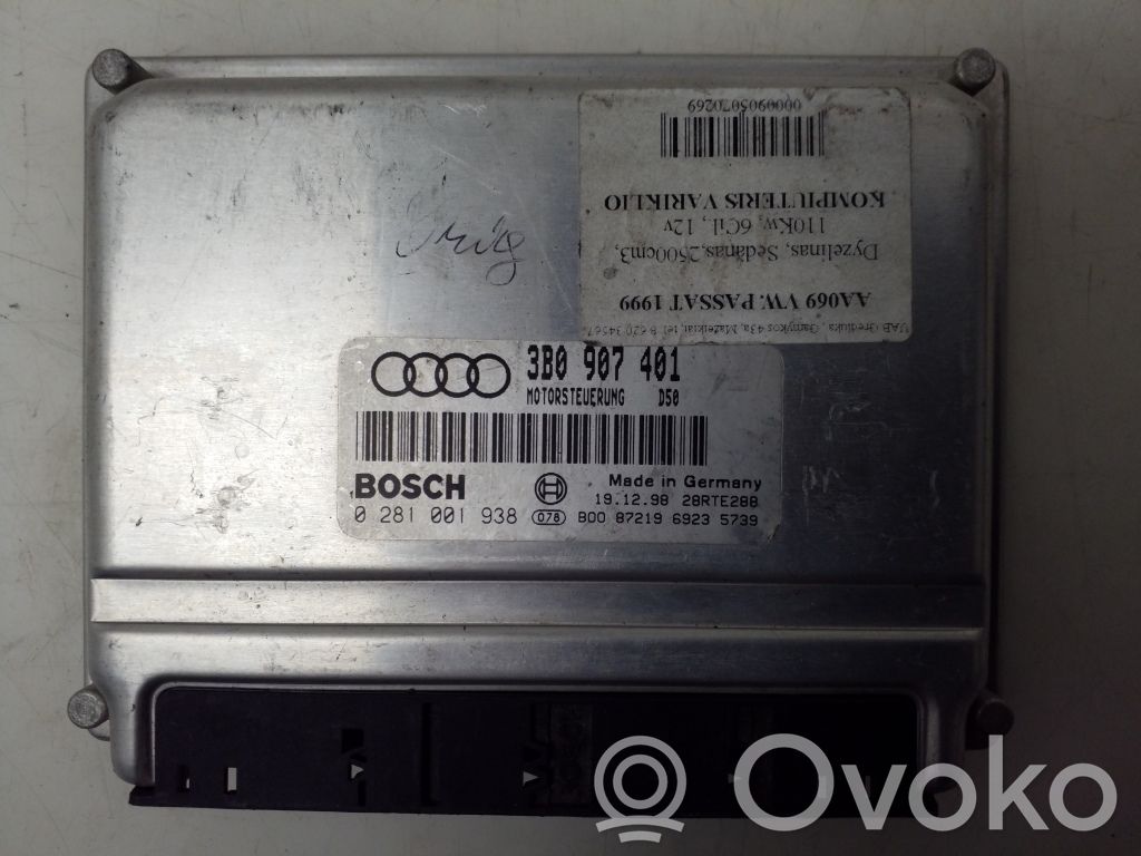 Audi A6 S6 C5 4B Engine control unit/module 