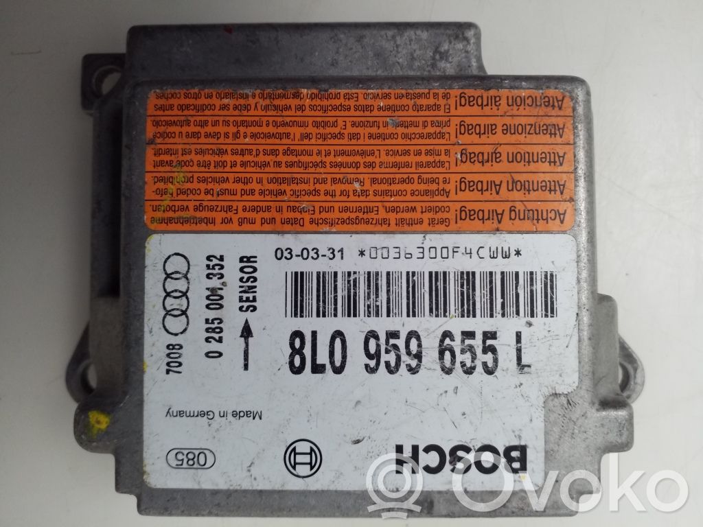 Audi A3 S3 8L Airbag control unit/module 