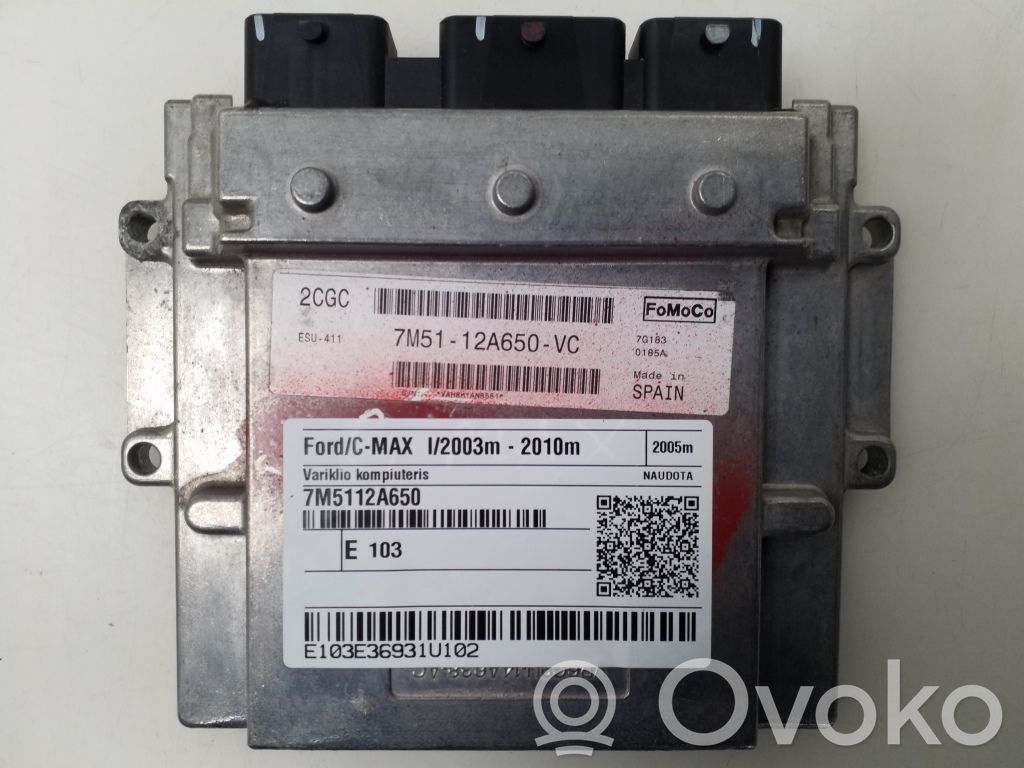 Ford Focus C-MAX Engine control unit/module 
