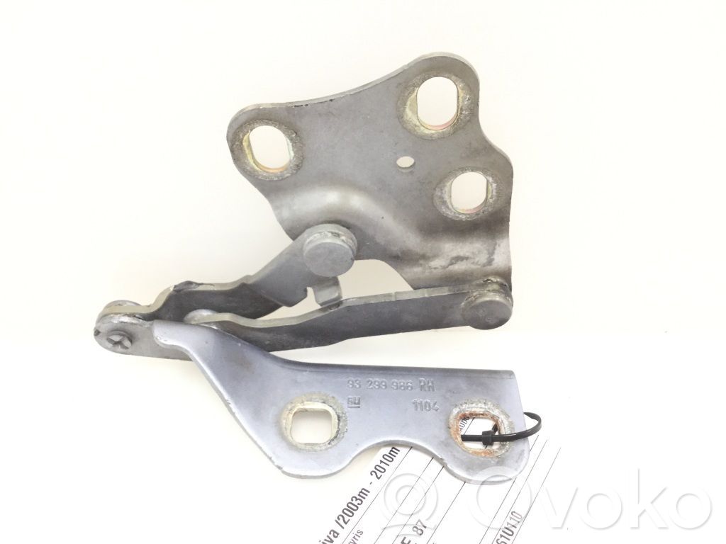 Opel Meriva A Cerniere del vano motore/cofano 