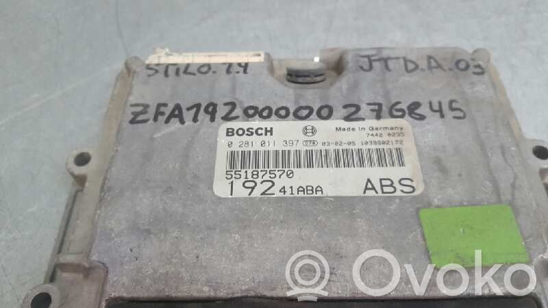 Fiat Stilo Unidad de control/módulo del motor 
