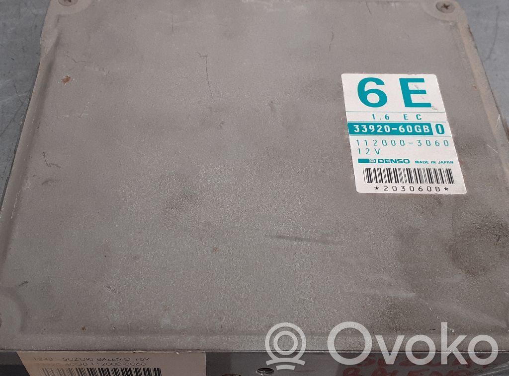 Suzuki Baleno EG Centralina/modulo del motore