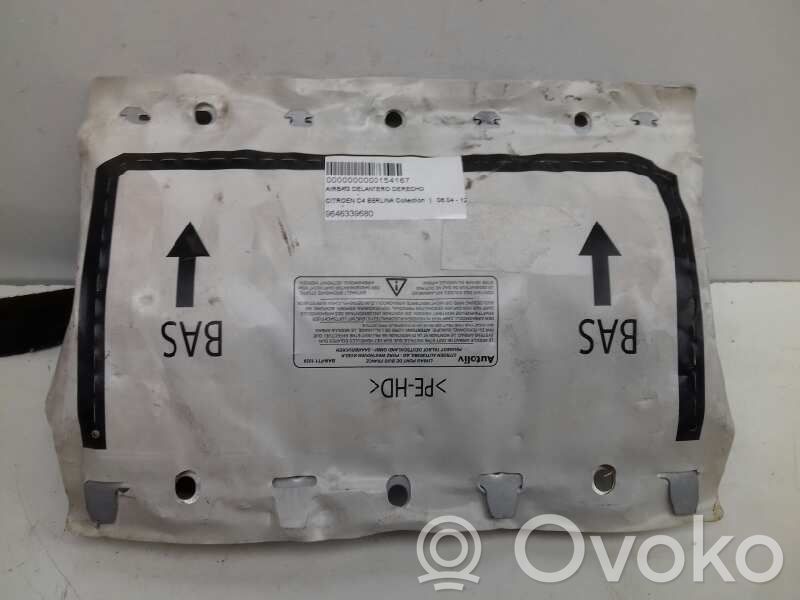 Airbag de passager   9646339680
