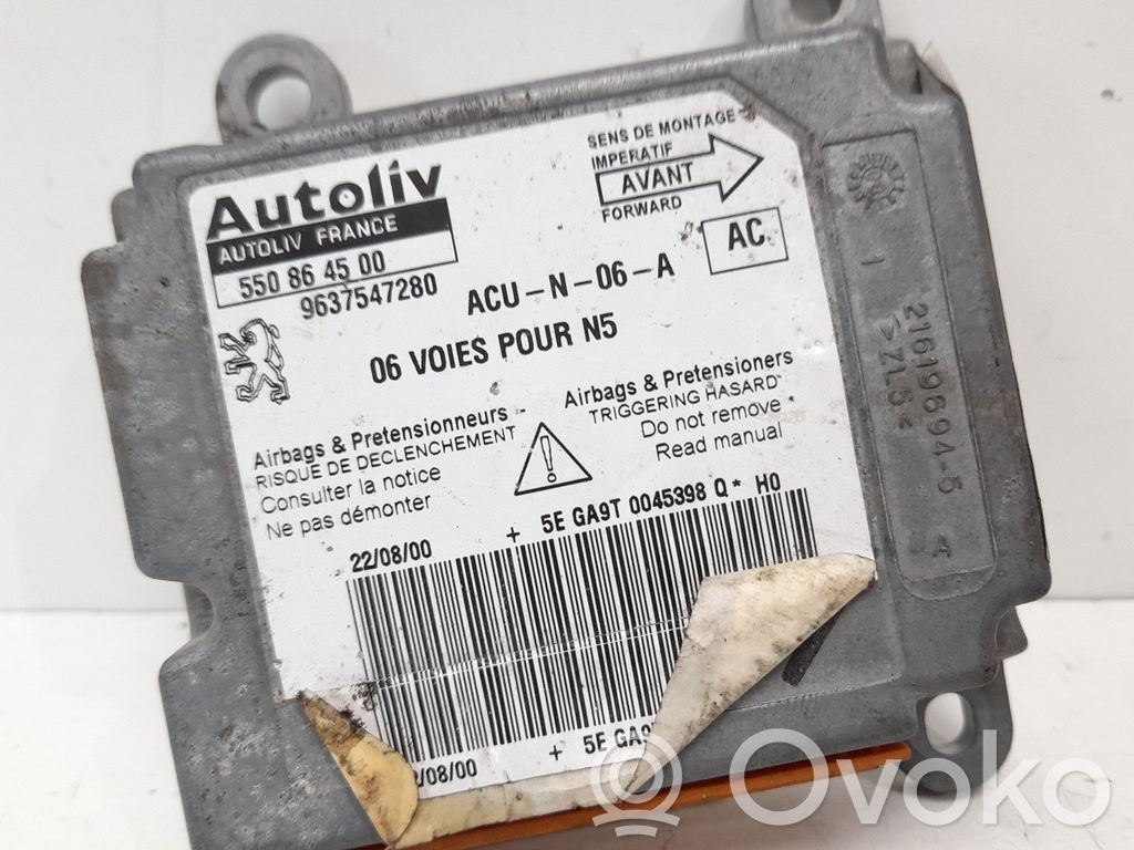 Peugeot 306 Unidad de control/módulo del Airbag 