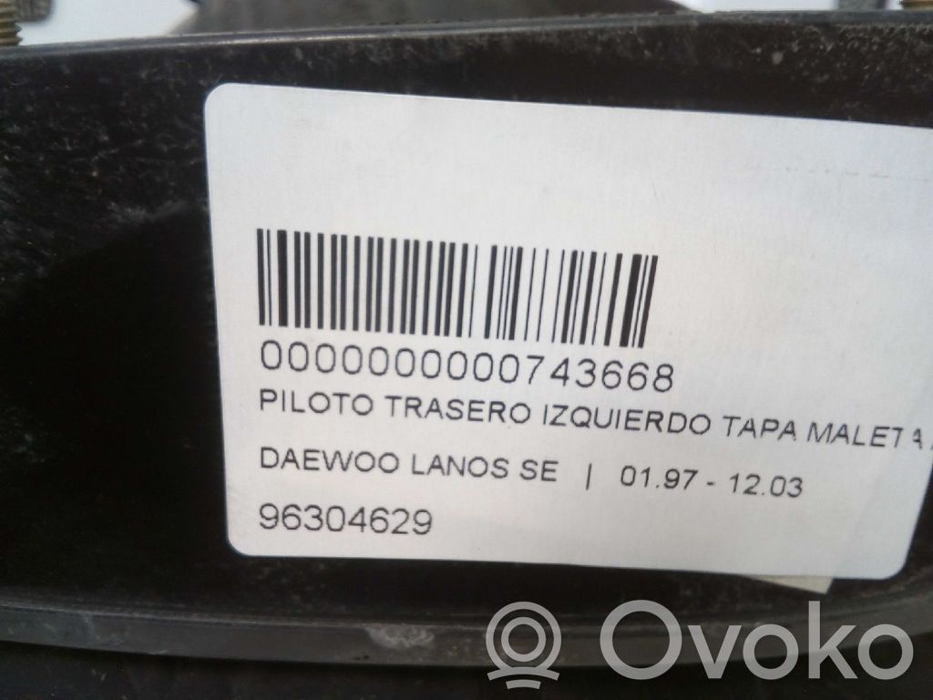 Daewoo Lanos Takaluukun takavalot 