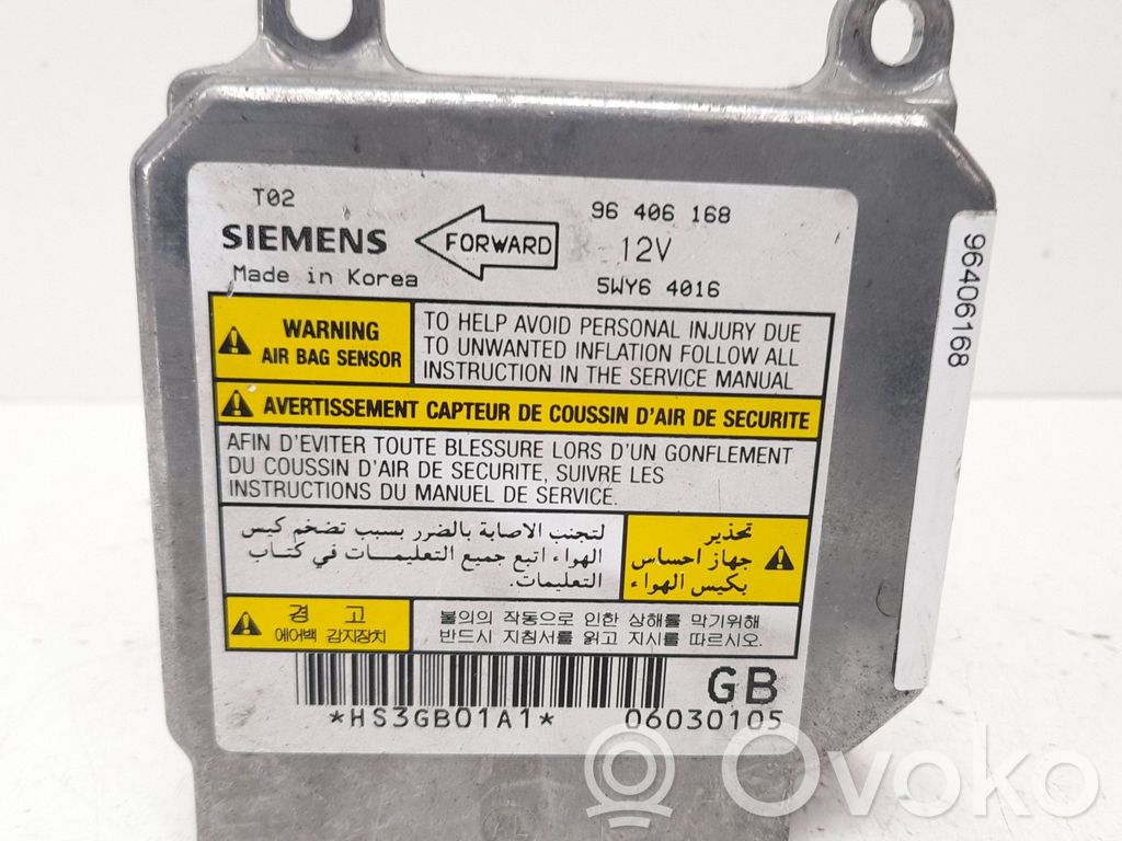 Airbag control unit/module   96406168