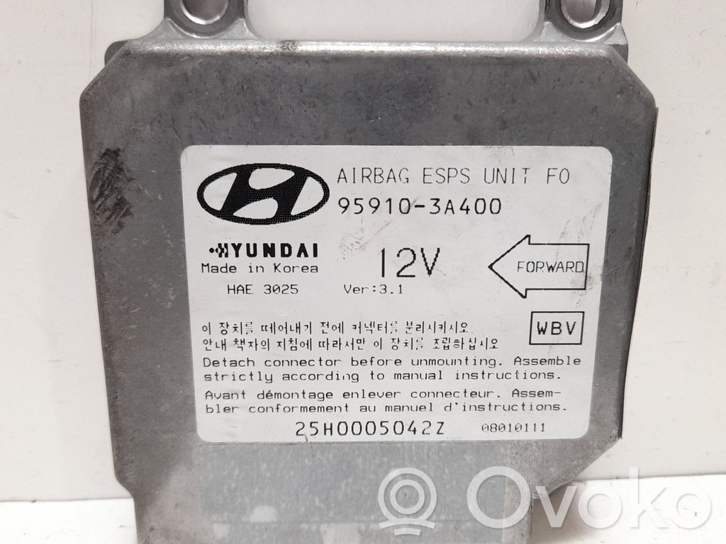 Unidad de control/módulo del Airbag   959103A400