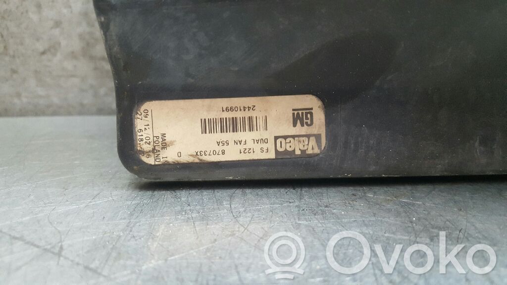 Opel Vectra C Ventilatore di raffreddamento elettrico del radiatore 