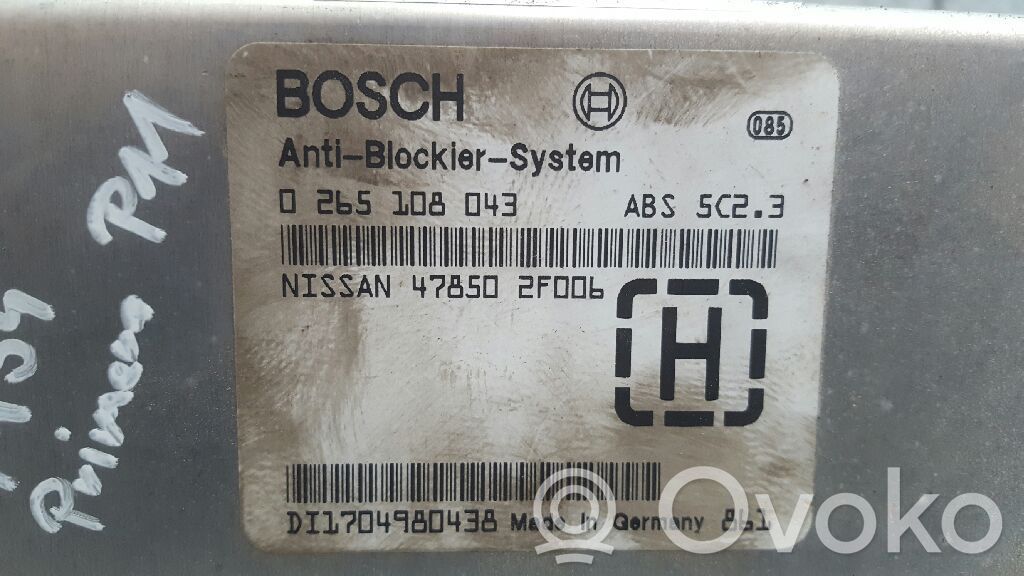 Nissan Primera Sterownik / moduł ABS 