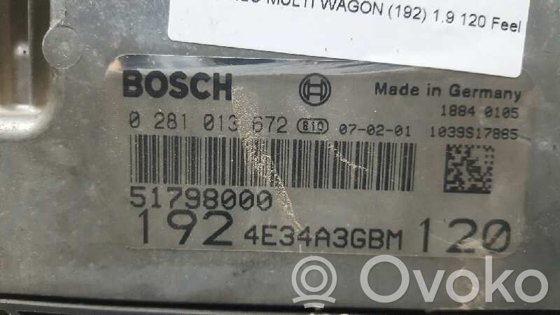 Engine control unit/module   51798000
