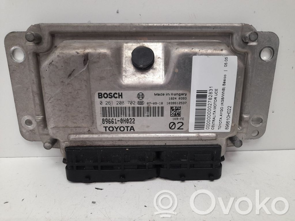 Toyota Aygo AB10 Centralina/modulo del motore