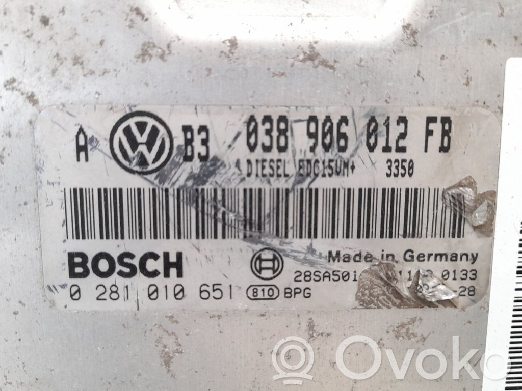 Volkswagen Polo III 6N 6N2 6NF Centralina/modulo del motore 