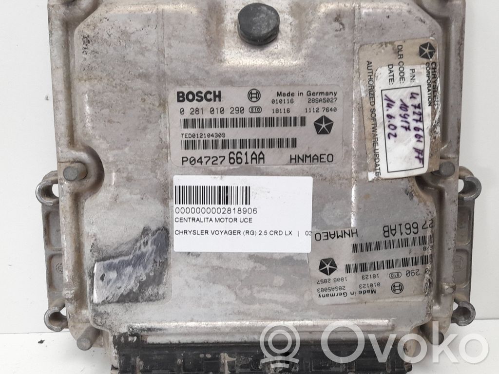 Chrysler Voyager Sterownik / Moduł ECU 