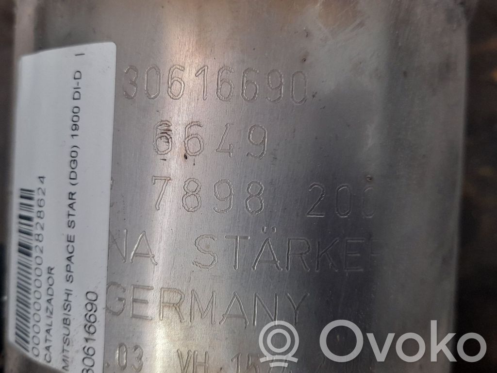 Mitsubishi Space Star Filtr cząstek stałych Katalizator / FAP / DPF 