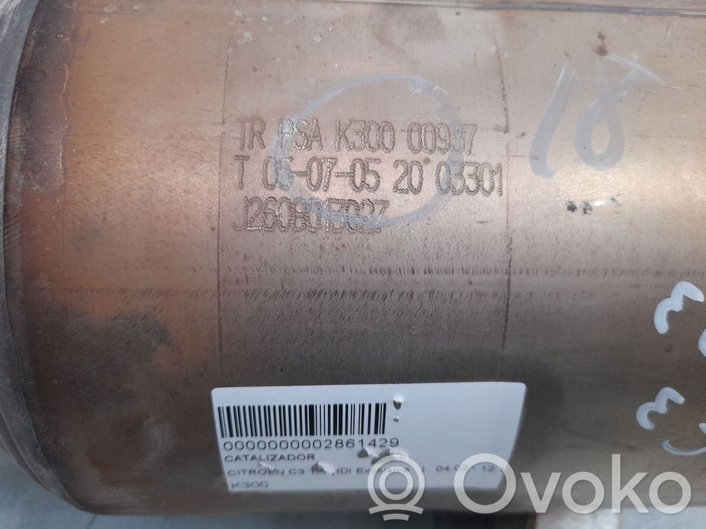 Citroen C3 Katalysaattori/FAP/DPF-hiukkassuodatin 