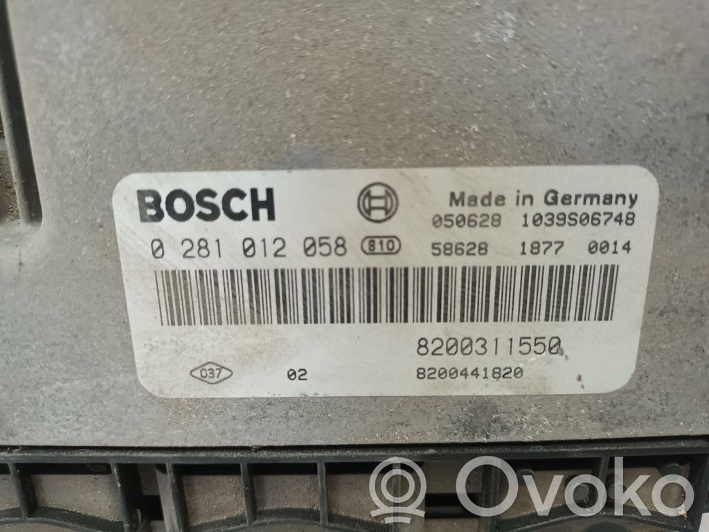 Unidad de control/módulo del motor   8200311550