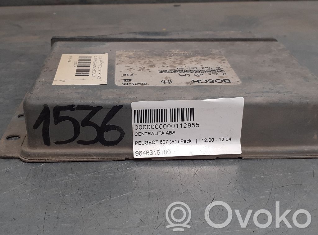 Unidad de control/módulo del ABS   9646316180