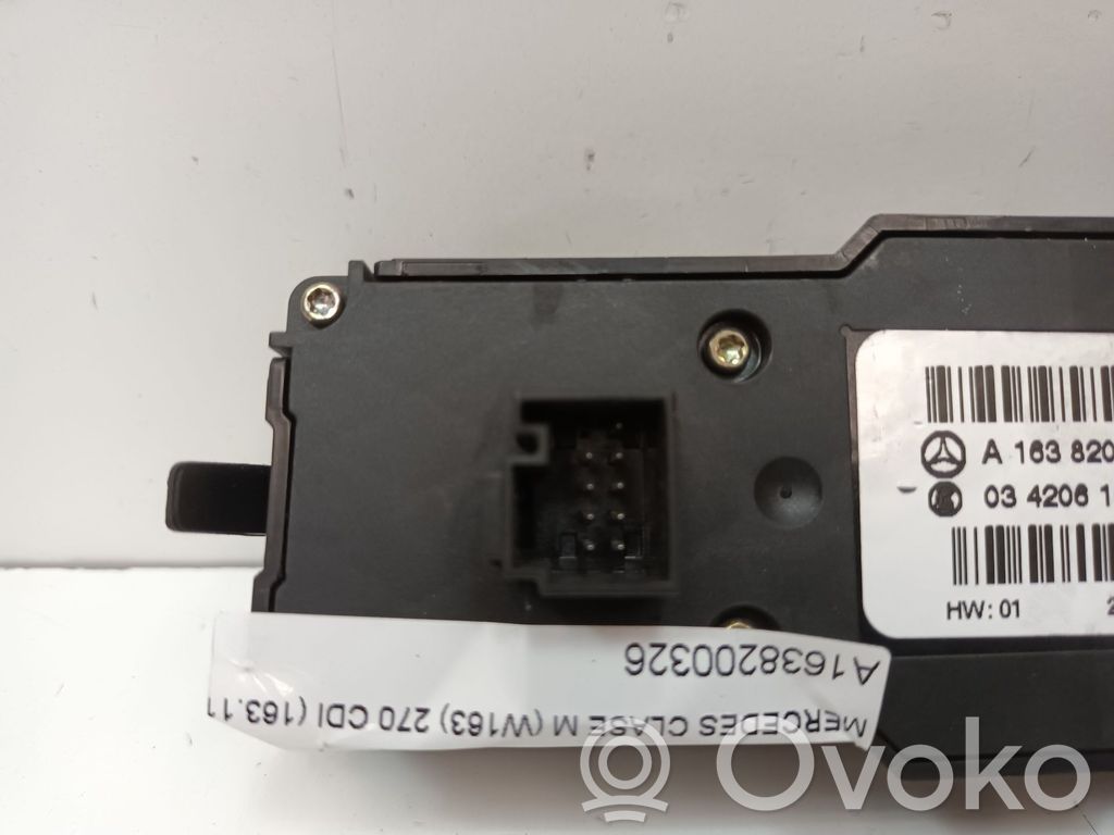 Mercedes-Benz ML W163 Interruptor de control multifunción 