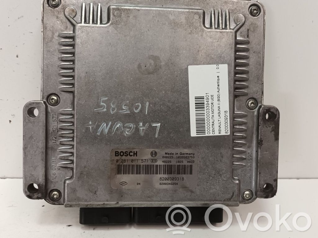 Unidad de control/módulo del motor   8200309318