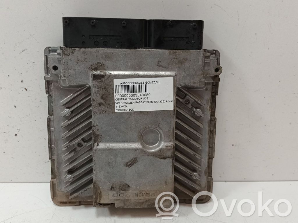 Unidad de control/módulo del motor   03G906018CD