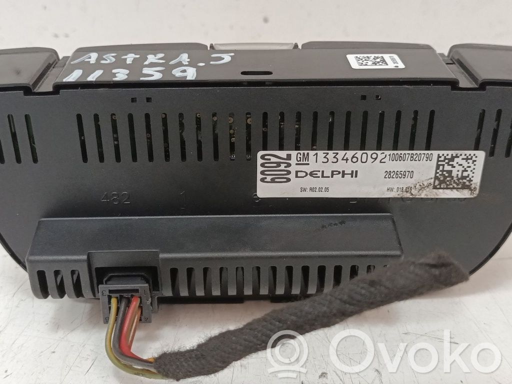 Unidad de control climatización   13346092