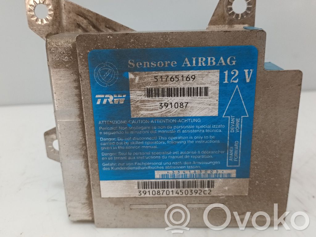 Lancia Musa Unitate/modul de comandă airbaguri 