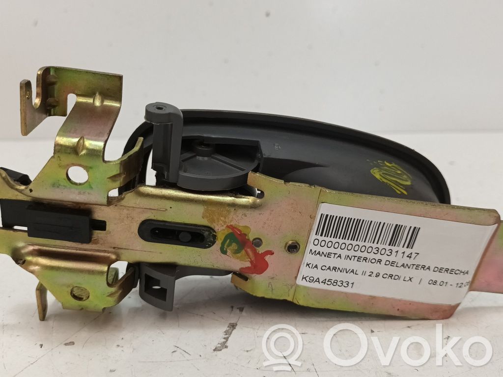 Manecilla interna puerta delantera   K9A458331