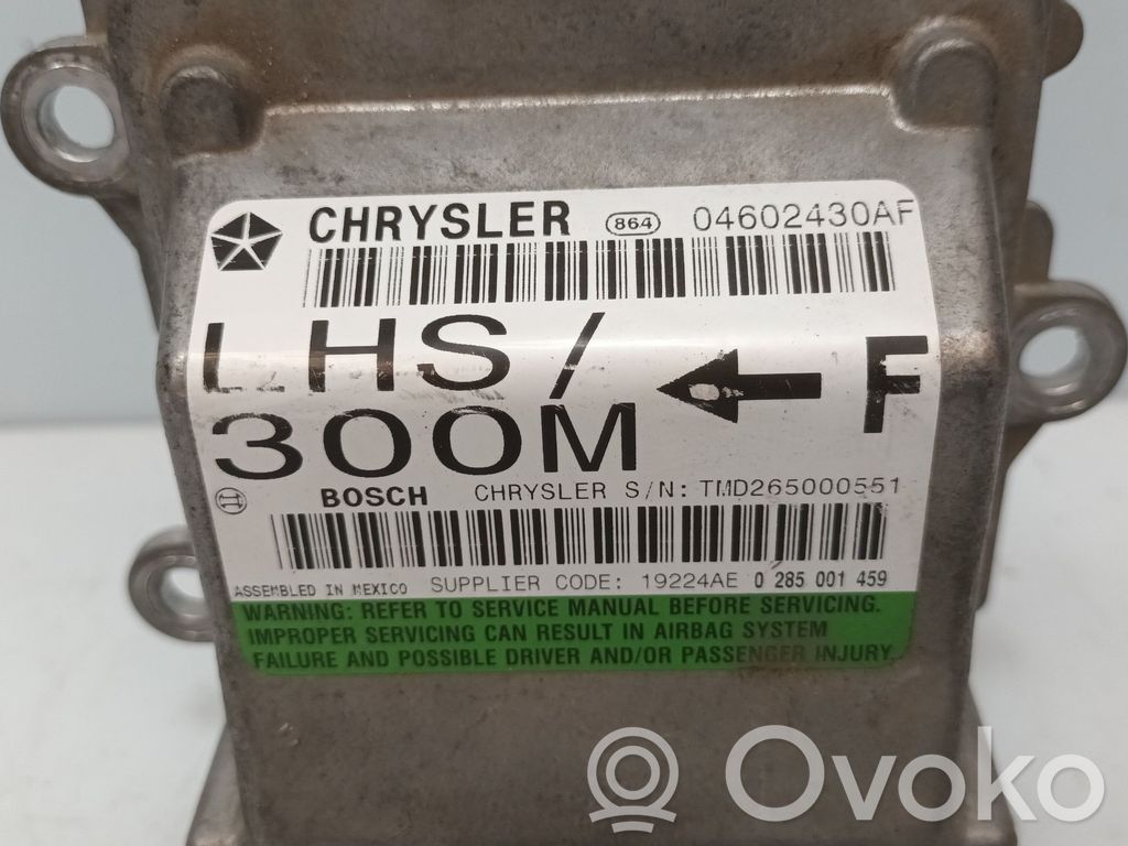 Airbag control unit/module   04602430AF