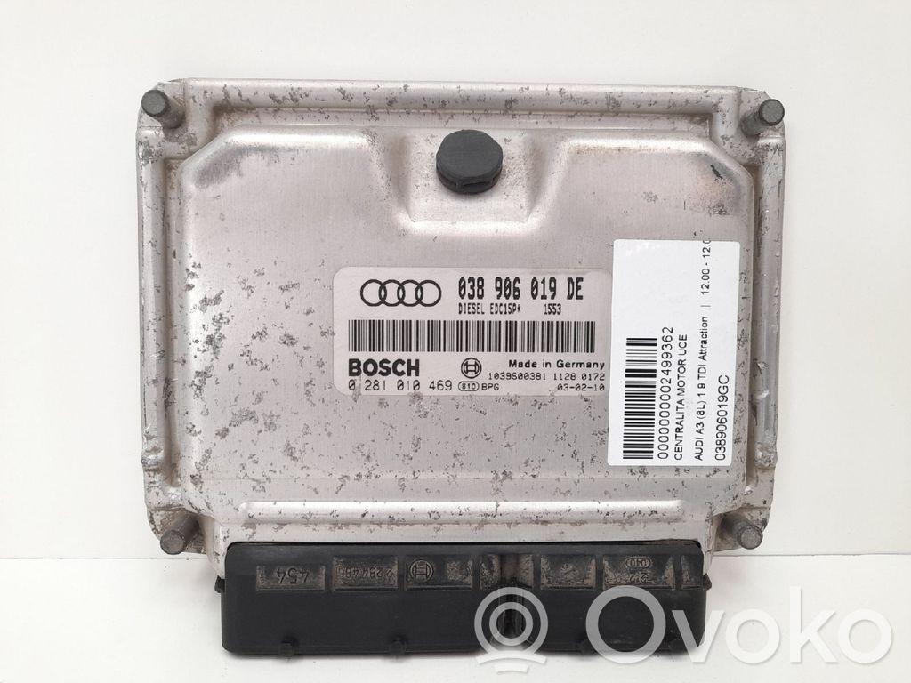 Unidad de control/módulo del motor   038906019DE