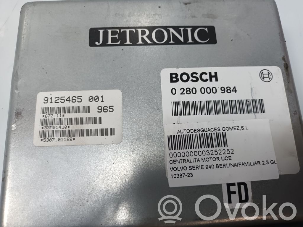Volvo 940 Calculateur moteur ECU 
