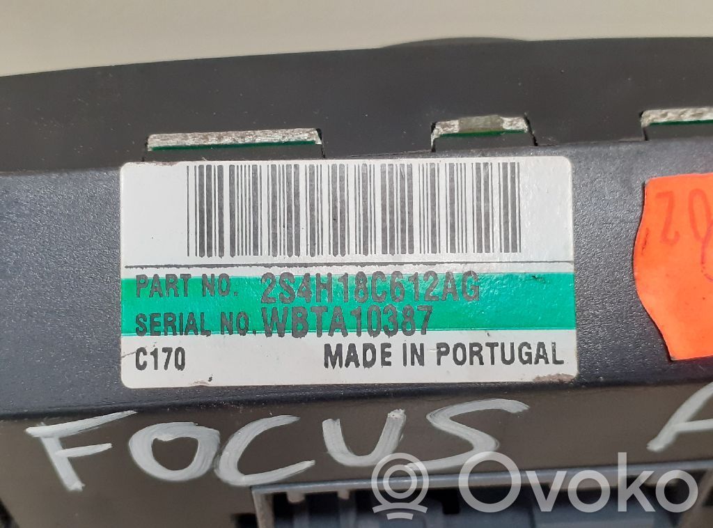 Climate control unit   2S4H18C612AG