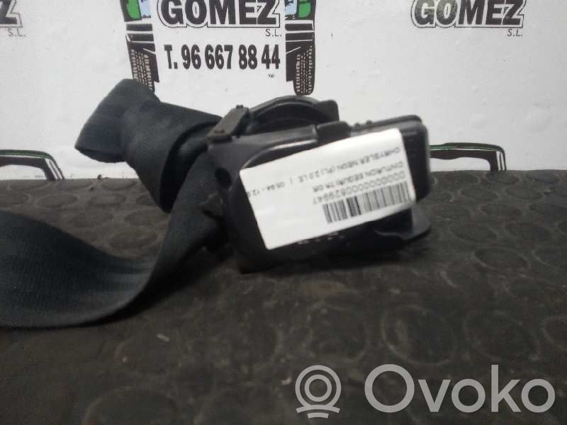 Ceinture de sécurité arrière