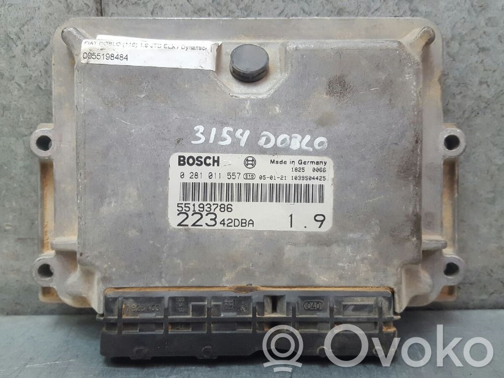 Fiat Doblo Unitate/modul de control motor 